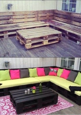 Pallet Sectional Couch